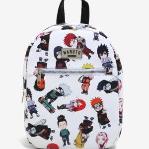 Naruto Shippuden Chibi Character Mini Backpack NWT